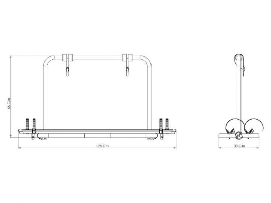 Carry Bike Caravan Eco Negru