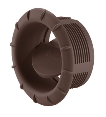 Capac cu valva, maro