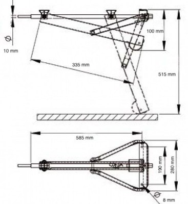 Picior de calare Alko Plus