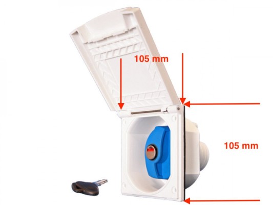 Gura de umplere a apei cu capac pentru rulota si autorulota