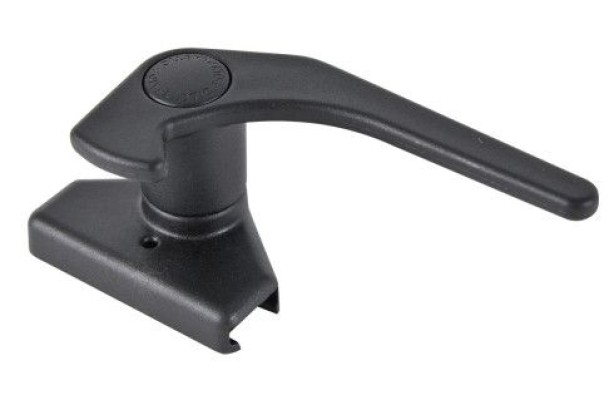 Maner pentru montaj cu placa de fixare, cu blocator