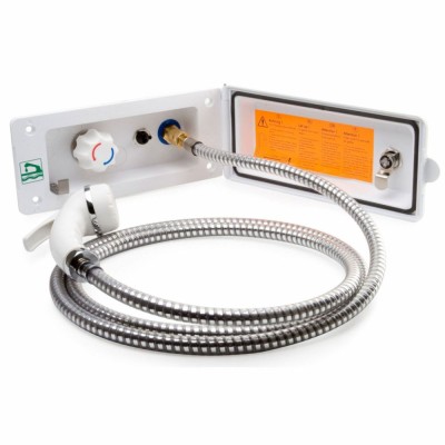 dus exterior incorporabil Reich partea frontala carcasa alba