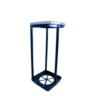 Suport demontabil pentru sac de gunoi, pentru camping.