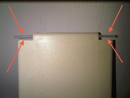 Balama pin plastic set 2 bucati