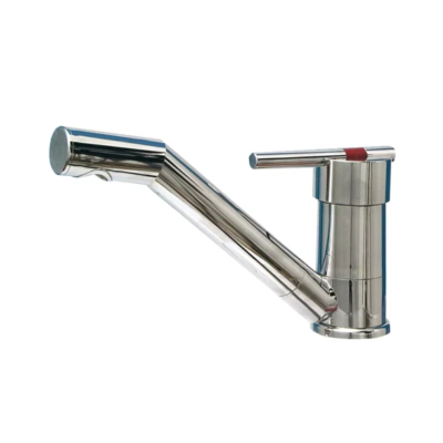 Baterie chiuveta apa calda si rece pentru rulota  Comet Sienna, 12V, crom