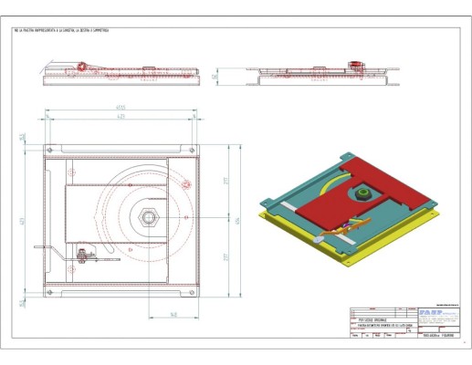 Platforma rotativa Sprinter/Crafter dupa 06-2006 stg.