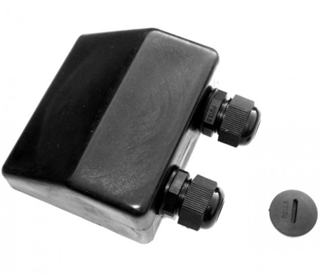 Suport cablu dublu negru