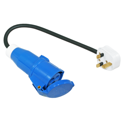 adaptor CEE UK 16A Haba cablu 3x2.5 mm neopren