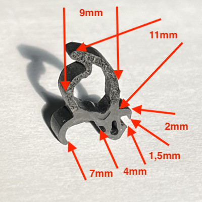 Garnitura standard pentru usa 1m