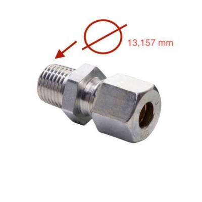 Racord 8mm x 1/4 ext.