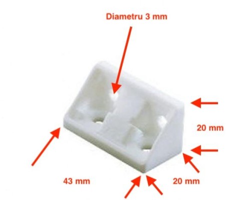 Coltar maro cu capac set 6 bucati