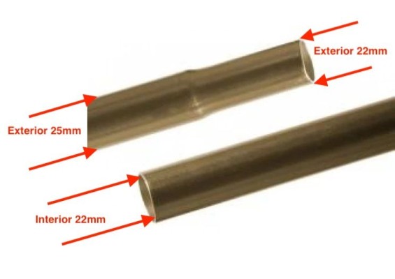 Bat prelungitor 115/110 25 mm