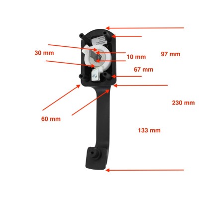 Incuietoare pentru rulota, des intalnita la rulotele germane