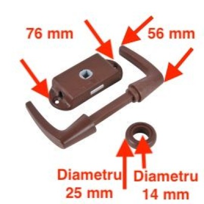 Incuietoare cu manere