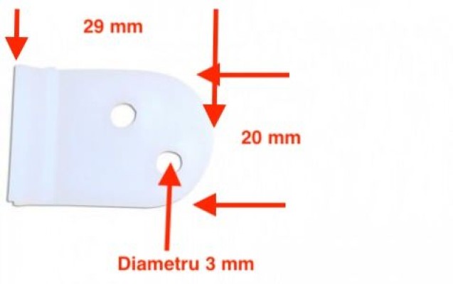 Cursor din plastic set 2 bucati