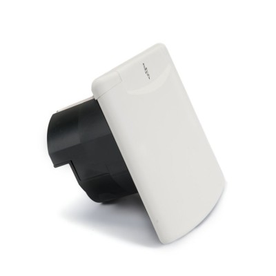 Priza 230V de intrare cu capac magnetic pentru rulota, alb