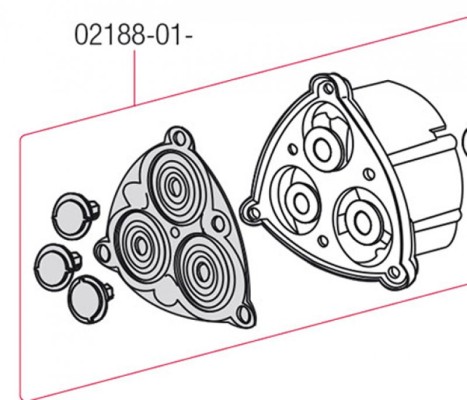 desen kit actionare membrana Fiamma Aqua 8 transmission kit