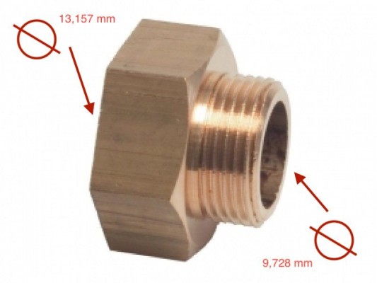 Niplu de reducere 1/4 x 1/8