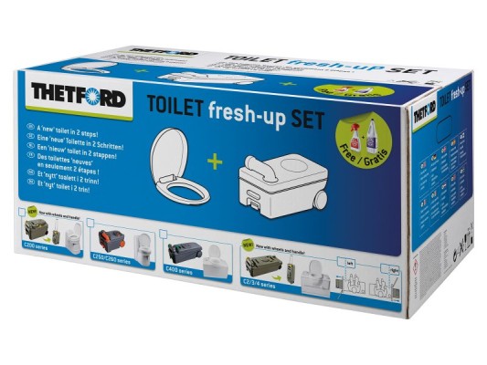 set reimprospatare toaleta rulota Thetford in cutie