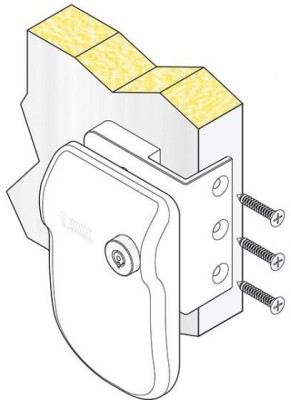 Set de incuietori de siguranta pentru montaj in cadrul usii
