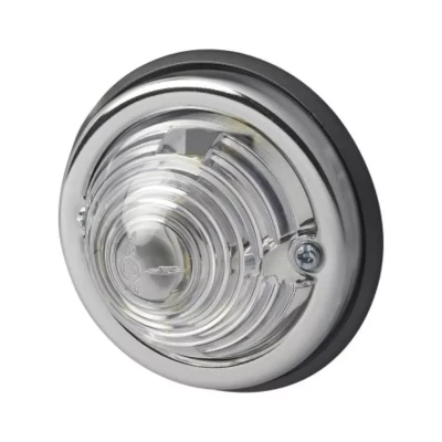 lampa alba Ø70mm – vedere inclinata din fata de sus