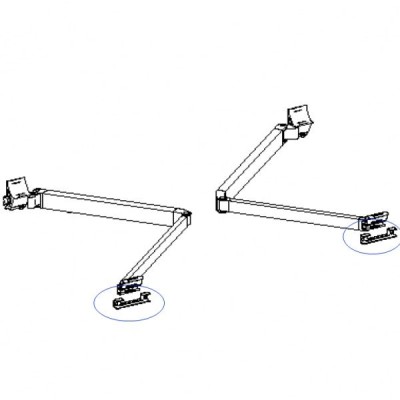 Thule LH + RH conn lead rail 5003