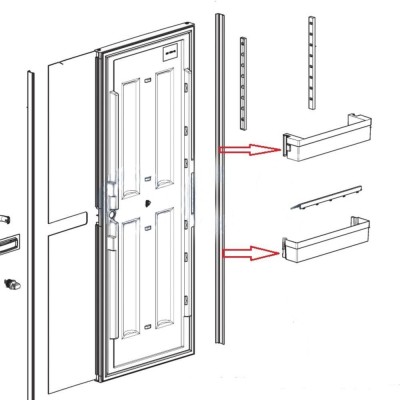 Buzunar usa frigider Dometic RML9435