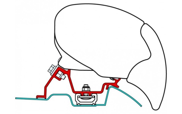 Fiamma F80 kit - Mercedes Sprinter C-rail