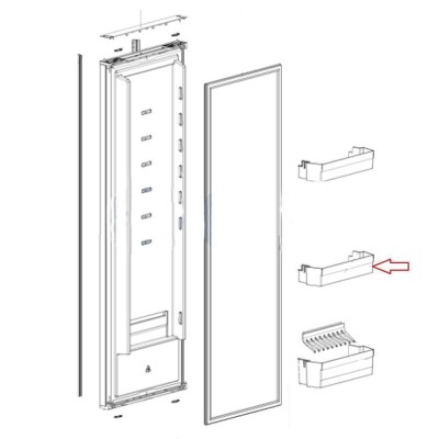 Buzunar de usa de frigider Dometic RML 10.4T