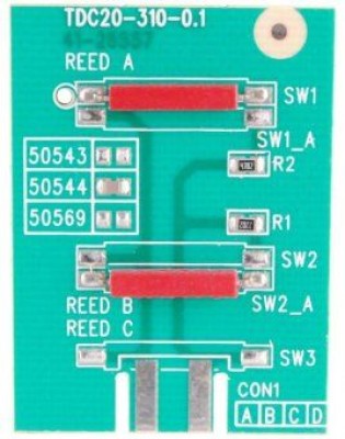 Reed switch single level