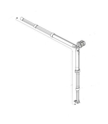 Left rafter + support leg