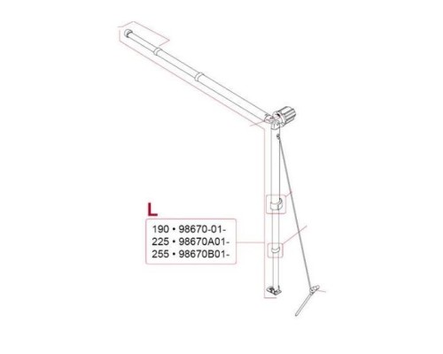 Left rafter + support leg CS 255 13