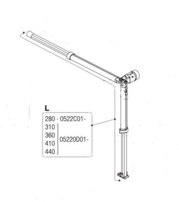 Left rafter + support leg CS 280 05