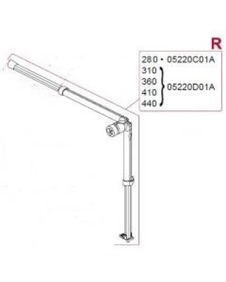 Right rafter + support leg CS 310/440 05