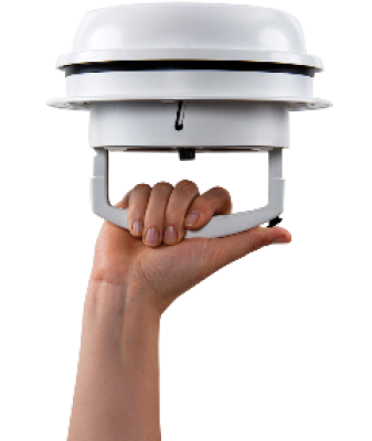 Maxxfan Dome Led alb