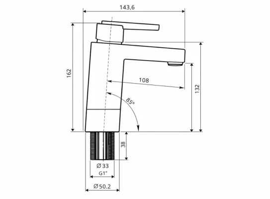 schema dimensiuni baterie rulota Reich Cascade