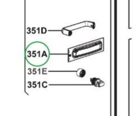 Placa pentru maner Dometic