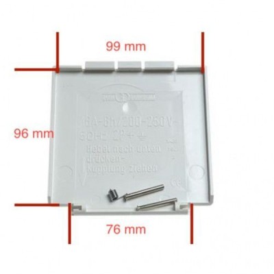 Capac pentru priza negru