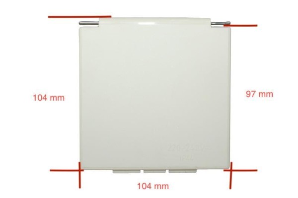 Capac pentru priza negru