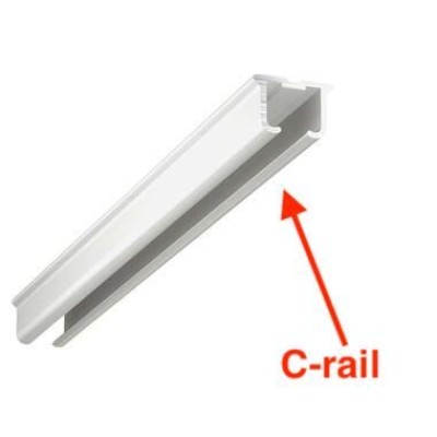 Set 4 buc. stop sina C-rail