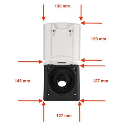 Buson de apa cu capac magnetic antracit