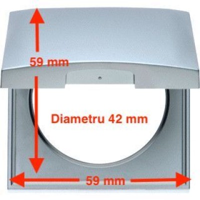 Rama Berker cu capac crom mat