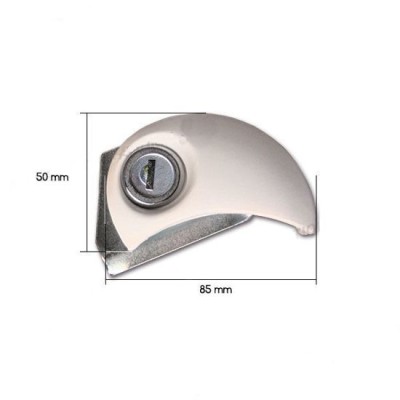 Incuietoare Moon Flap White FAP st.