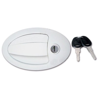 Incuietoare oval FAP 1096 exterior cu cheie