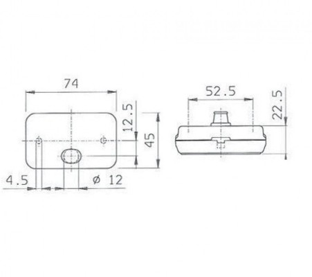 Lampa Jokon rosu spate