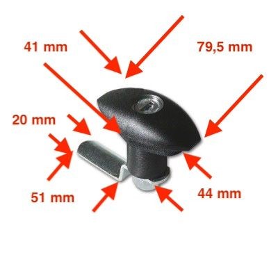 Incuietoare FAP 1202 Negru