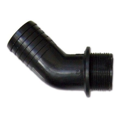 stut 45 grade Maas 1 1/4 pentru furtun apa 40 mm din plastic