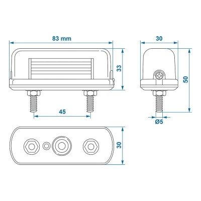 Lampa inmatriculare ProPlus