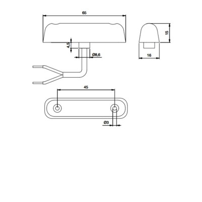 Lampa Jokon S24-2 Led spate rosu