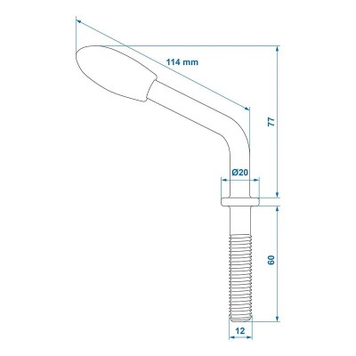 Maner pentru clema rotii
